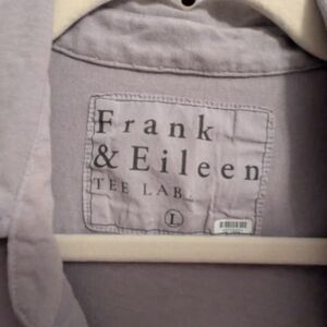 Frank & Eileen Gray Button Down Shirt Large
